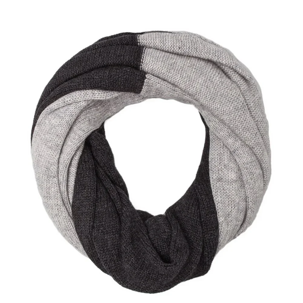 Cashmere Colorblock Loop Scarf